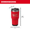 Milwaukee PACKOUT 30oz Tumbler Red, small image number 3
