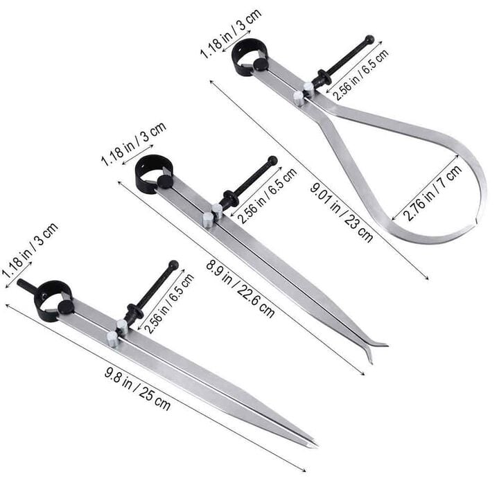 Big Horn Caliper Set 3pc, large image number 1