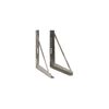Buyers Products Company 18x18 Inch Welded Stainless Steel Mounting Brackets, small image number 1