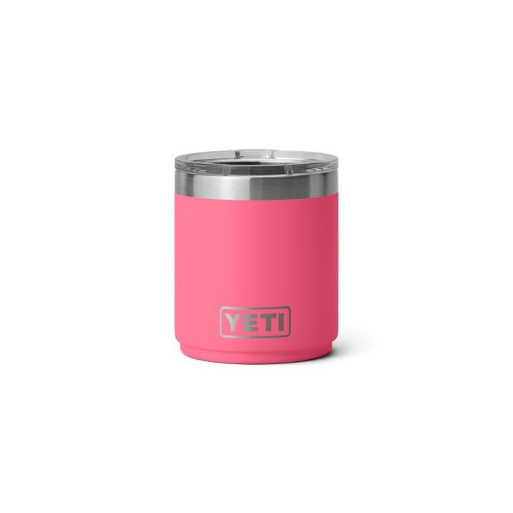 YETI Rambler 10 Oz Stackable Lowball with Magslider Lid Tropical Pink