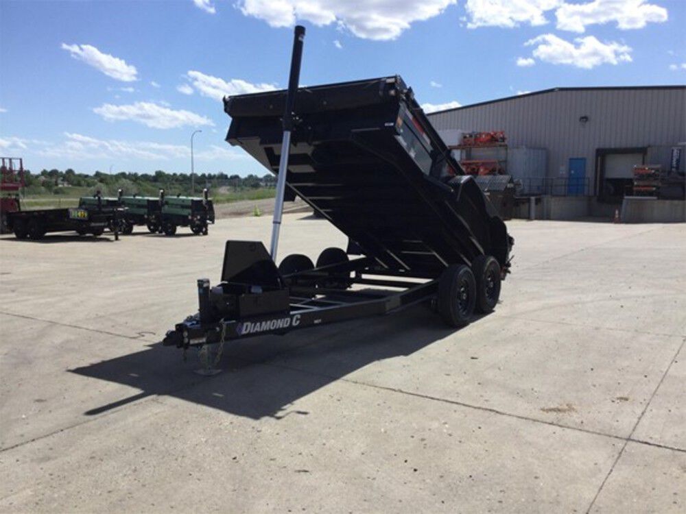 Diamond C MDT 12 Ft Tandem Axle Dump Trailer Used 2024, large image number 12