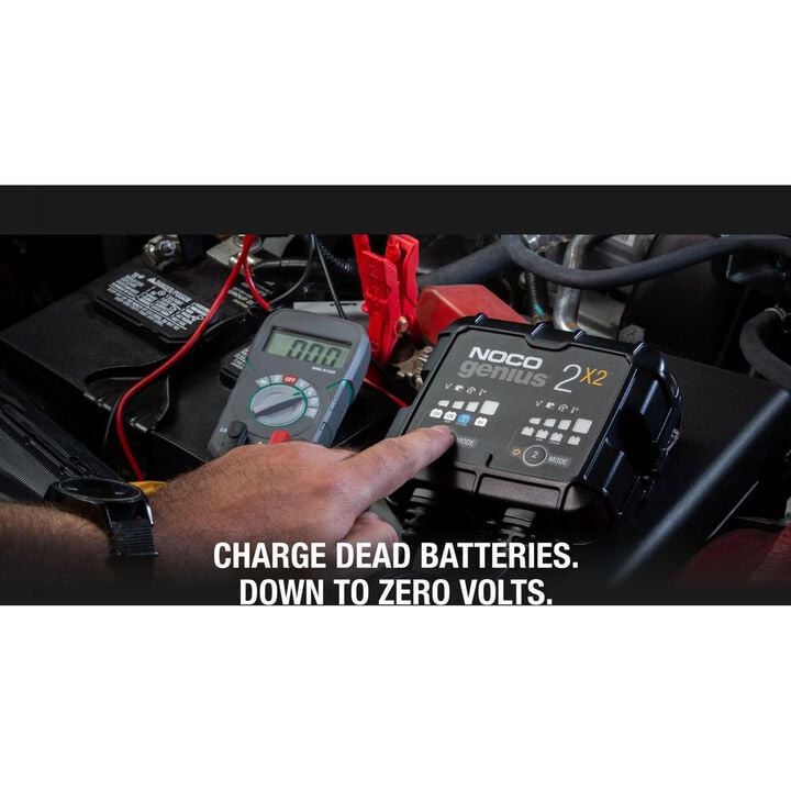 Noco 6V/12V 4A Multi-Voltage 2-Bank Smart Battery Charger, large image number 7