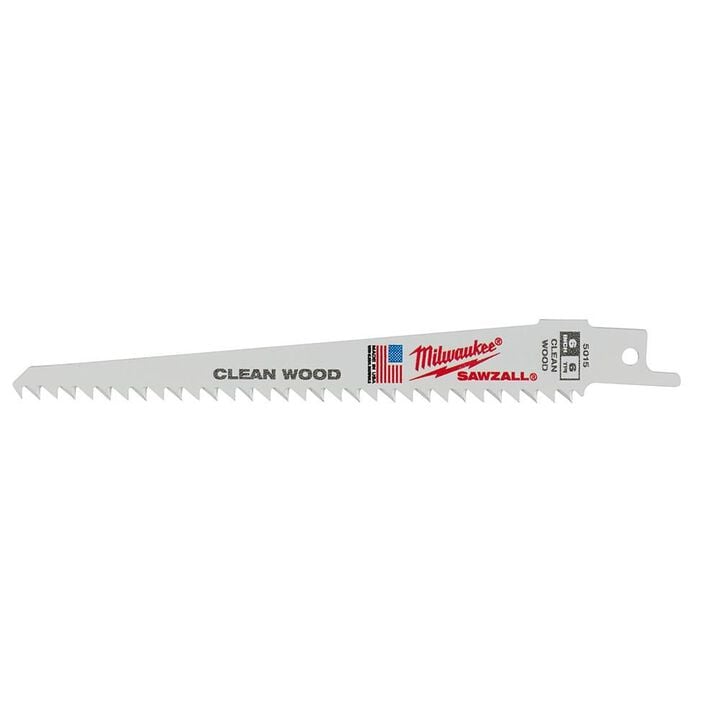 Milwaukee 6 in. 6 TPI Fleam Ground SAWZALL Blades 5PK, large image number 0