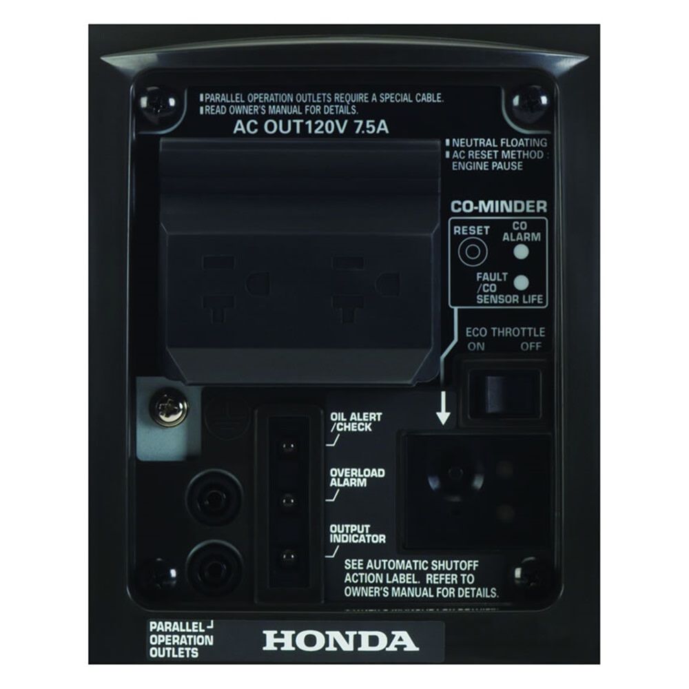 Honda 1,000 Watt Gas Powered Portable Inverter Generator with CO-Minder 49-State, large image number 5