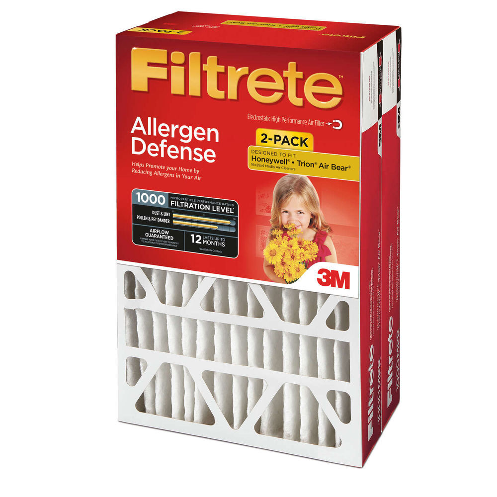 3M Filtrete 20 x 25 x 4-Inch Air Cleaning Defense Furnace Air Filter, 2-Pack, large image number 1