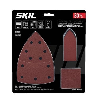 SKIL Mixed Detail Sand Paper Kit 30pc, large image number 0