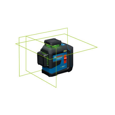 Bosch 3.7V 360-Degree Green-Beam Three-Plane Leveling and Alignment Laser