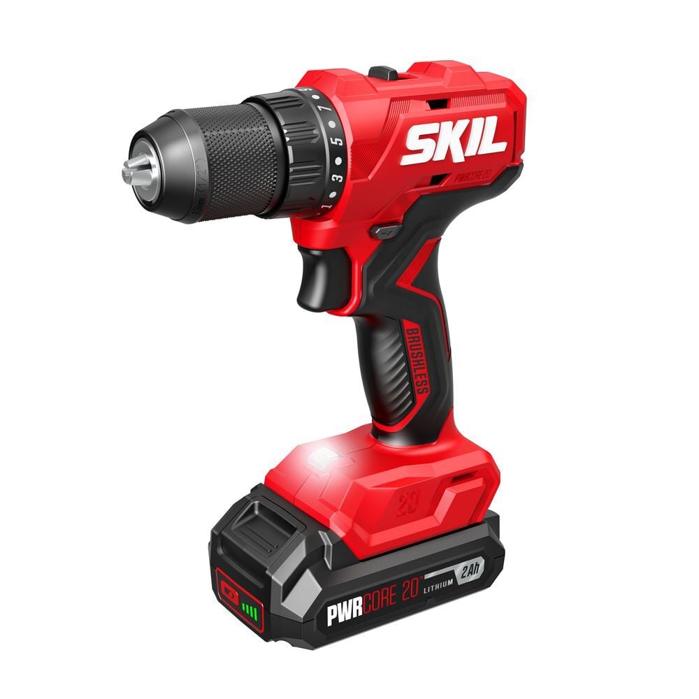 SKIL 20V Brushless Drill Driver and Impact Driver Combo Kit, large image number 2