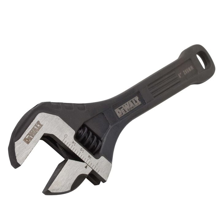 DEWALT 6 Inch & 8 Inch All-Steel Adjustable Wrench Bundle, large image number 4