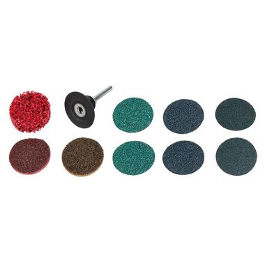 Milwaukee 2 in. Quick Change Disc Kit (10-Pieces)