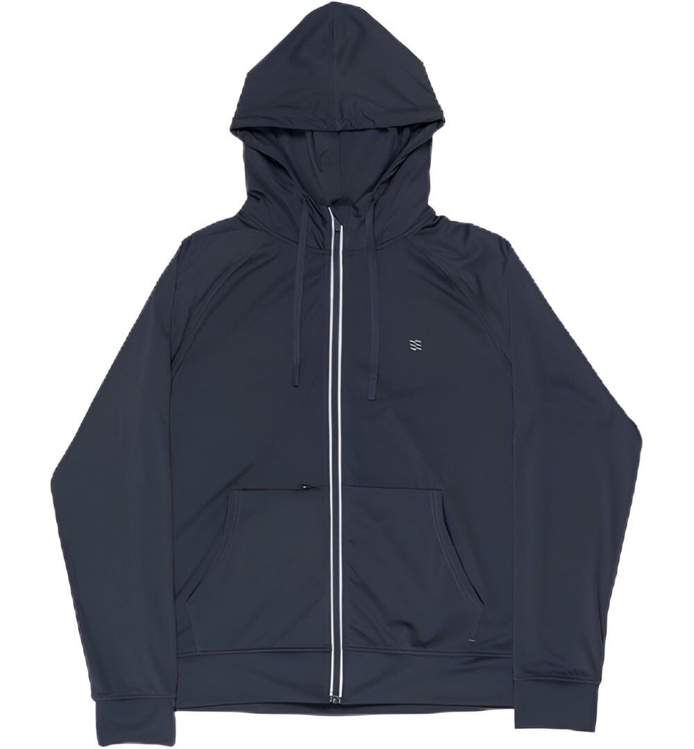 FIELDSHEER Mens Everyday Full Zip Hoodie Arctic Blue Size Small - FSMJ02570226