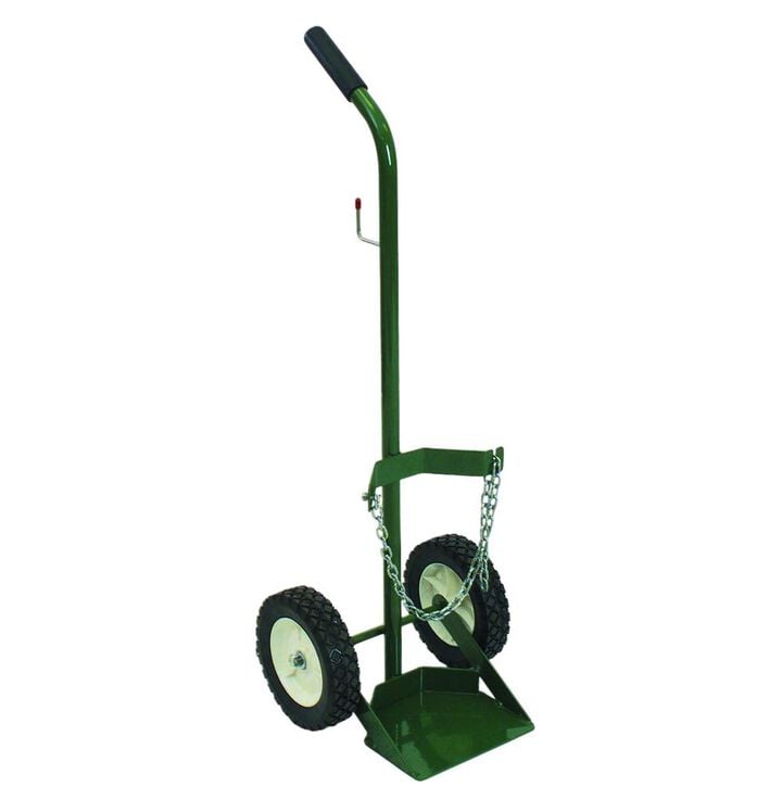 Sumner 41 Inch Single Gas Cylinder Cart Green
