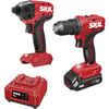 SKIL 20V Brushless Drill Driver and Impact Driver Combo Kit, small image number 1