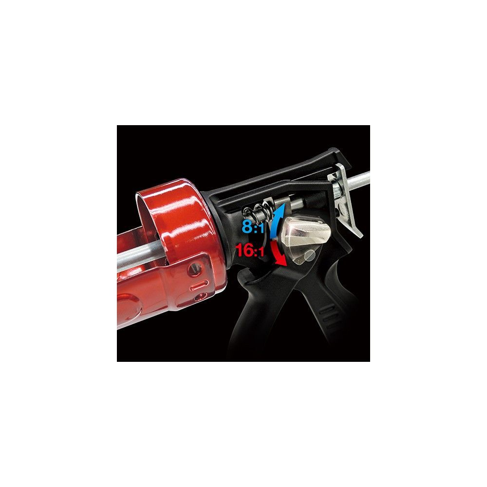 Tajima 30 Fl Oz Ratio Switchable High Thrust Rotary Caulk Gun, large image number 5