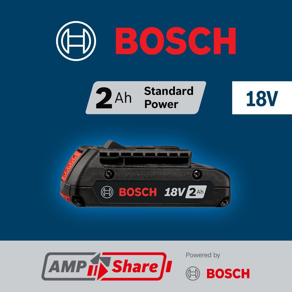 Bosch 18V 2Ah Lithium Ion Power Tool Battery Pack with Fuel Indicator (2 pack), large image number 6