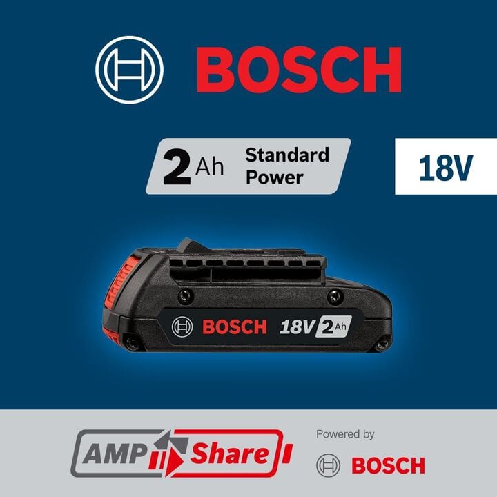 Bosch 18V 2Ah Lithium Ion Power Tool Battery Pack with Fuel Indicator (2 pack), large image number 5