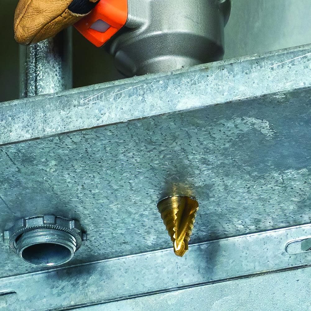 Klein Tools 7/8in to 1 1/8in Step Drill Bit VACO, large image number 8