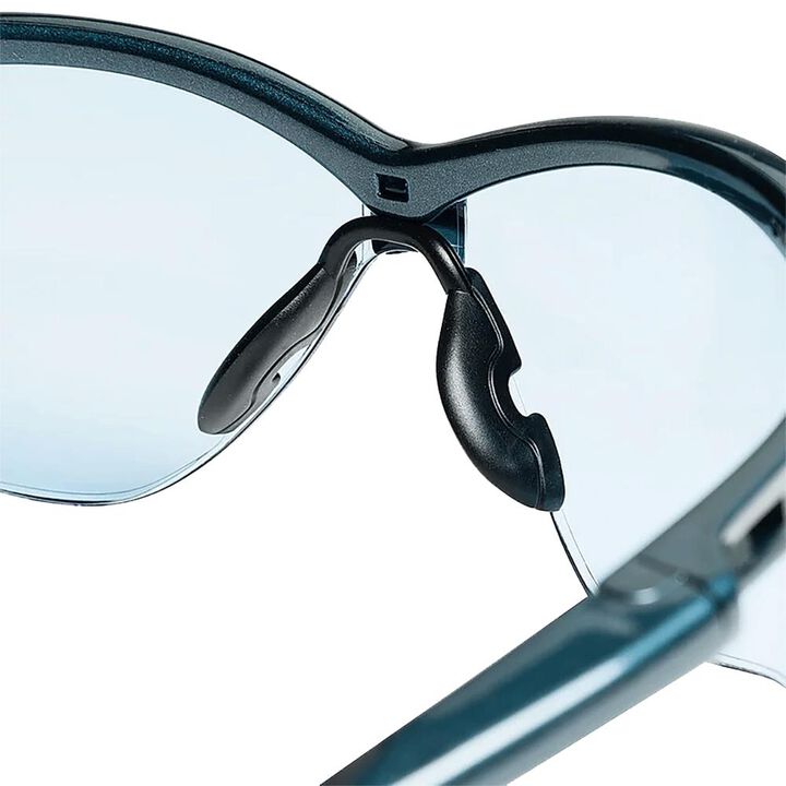 Jackson Safety Glasses Anti Scratch Coating Light Blue Lens Blue Frame, large image number 3