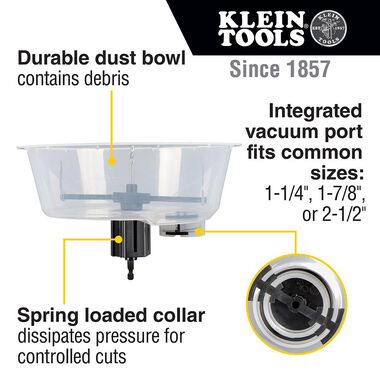Klein Tools Adjustable Hole Saw, large image number 2