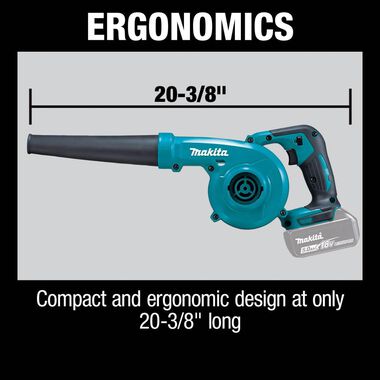 Makita 18V LXT Lithium-Ion Cordless Blower (Bare Tool), large image number 3