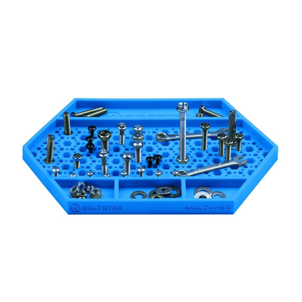 Boltster Multi-Hex Magnetic Fastener Organizer Tray Blue, large image number 3