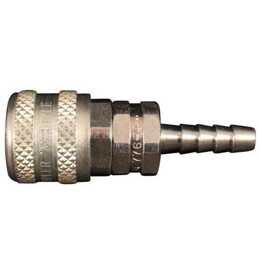 Milton 776-4 1/4in Hose Barb A Style Coupler, large image number 0