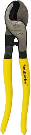 Southwire 9in High Leverage Cable Cutters with Ergonomic Dipped Handles, small image number 2