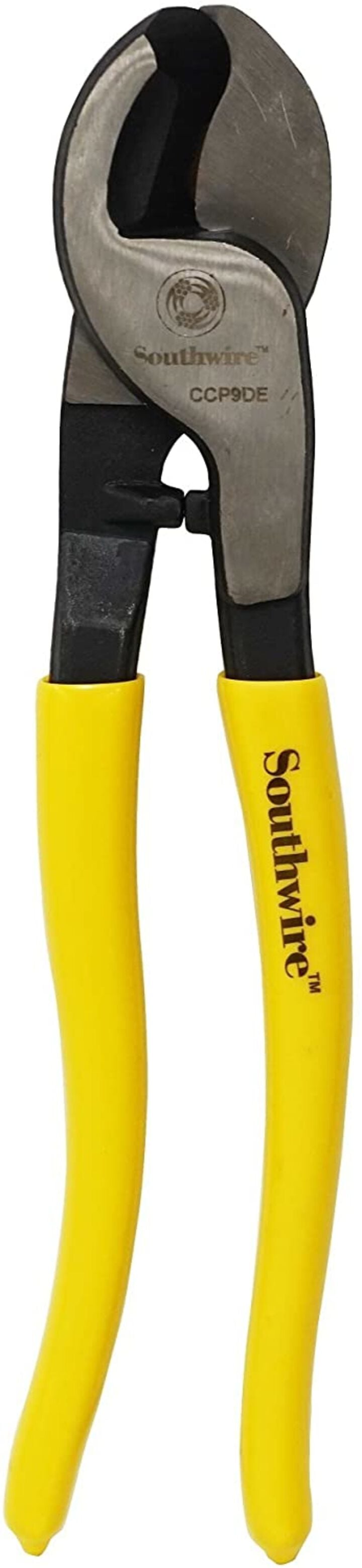 Southwire 9in High Leverage Cable Cutters with Ergonomic Dipped Handles, large image number 1