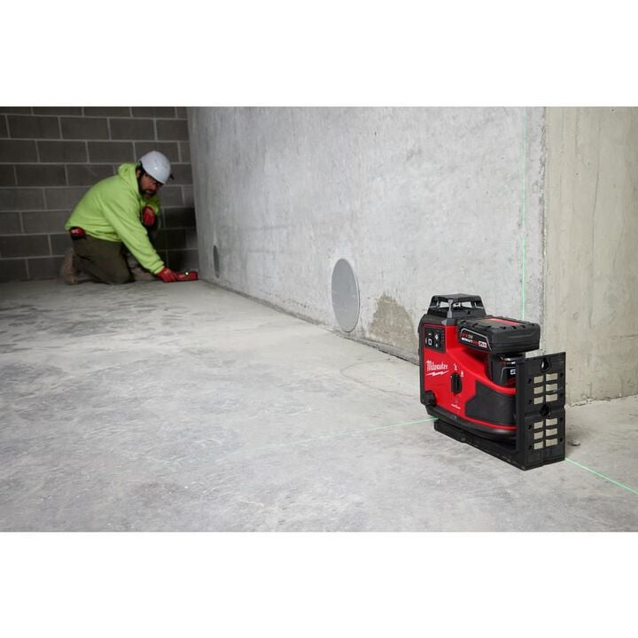 Milwaukee M12 Green 360 3-Plane Laser with Automatic Alignment & Receiver, large image number 10