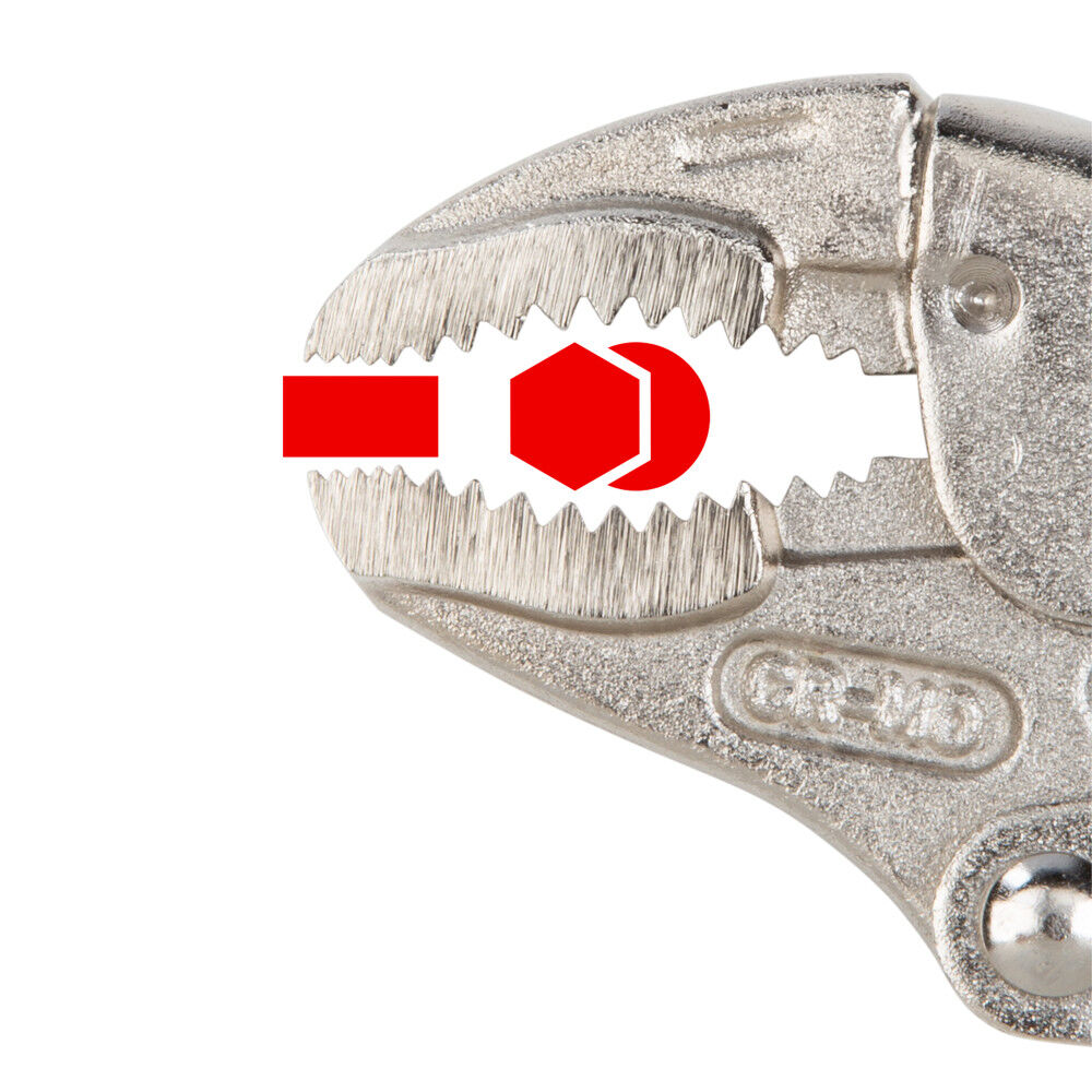 Tekton 5 Inch Curved Jaw Locking Pliers, large image number 4
