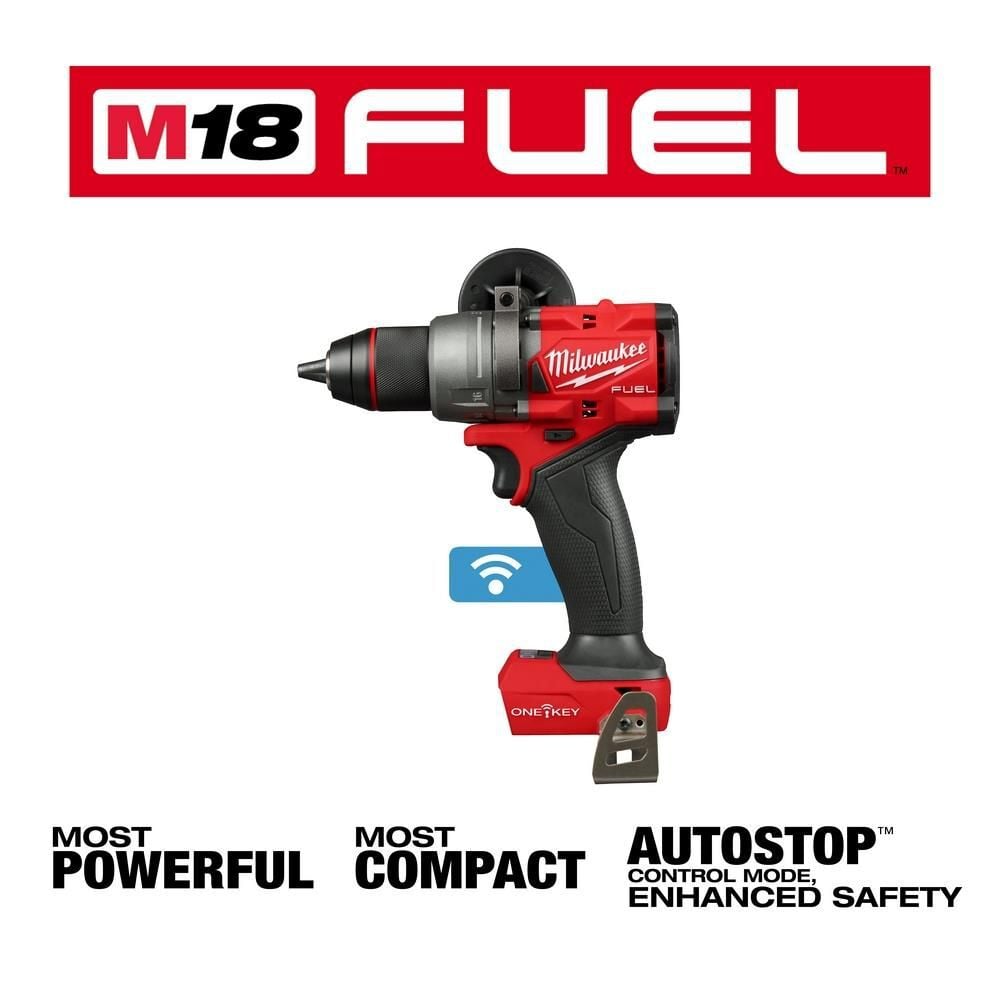Milwaukee M18 FUEL 1/2 Hammer Drill/Driver with ONE-KEY (Bare Tool), large image number 3
