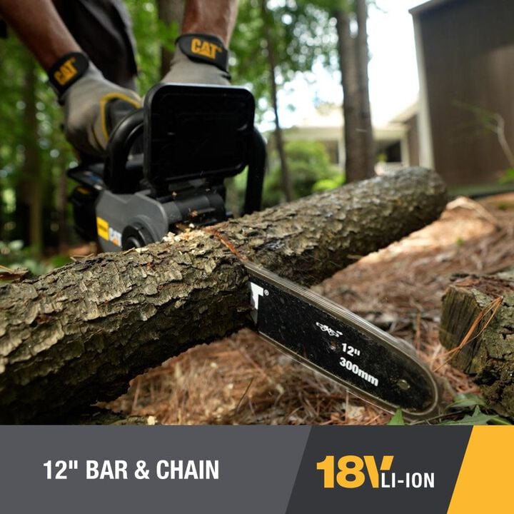 CAT DG230 18V Brushless 12inch Cordless Chainsaw with Battery, large image number 3