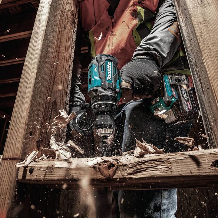 Makita 40V Max XGT 4.0Ah Brushless Cordless 3-Speed 1/2 Inch Hammer Drill Driver Kit, large image number 5