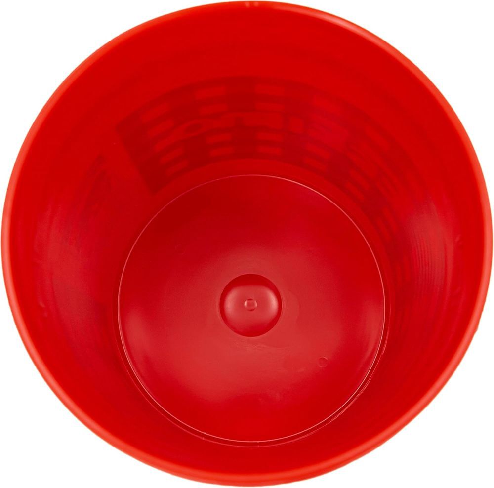 Eskimo 6 Gallon Red/Black Plastic Buffalo Plaid Bucket, large image number 4