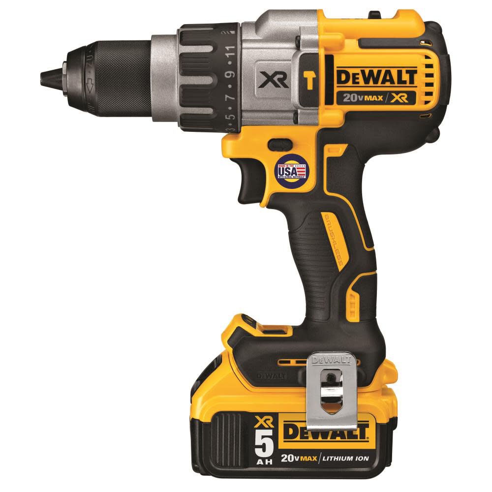 DEWALT 20V MAX XR LITHIUM ION BRUSHLESS 3 SPEED HAMMERDRILL KIT DCD996P2 Acme Tools