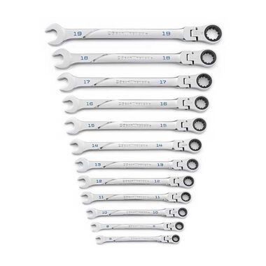 GEARWRENCH 120XP Metric Combination Ratcheting Wrench Set 12 Pieces