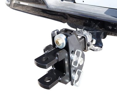 Shocker Hitch 20K Impact Max 2.5 Inch Cushion Hitch & Clevis Pin Mount with 1-1/2 Inch Holes