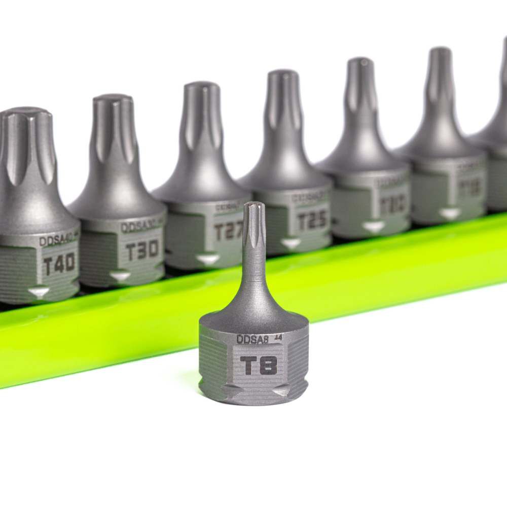 GripEdge Tools RPT 1/4 Inch Drive Dual-Action Star Driver Bit Set 13 Pieces, large image number 4