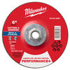 Milwaukee 6 Inch x 1/8 Inch x 5/8 Inch-11 Performance+ Dual Metal Cut & Grind Wheel Type 27, small image number 1