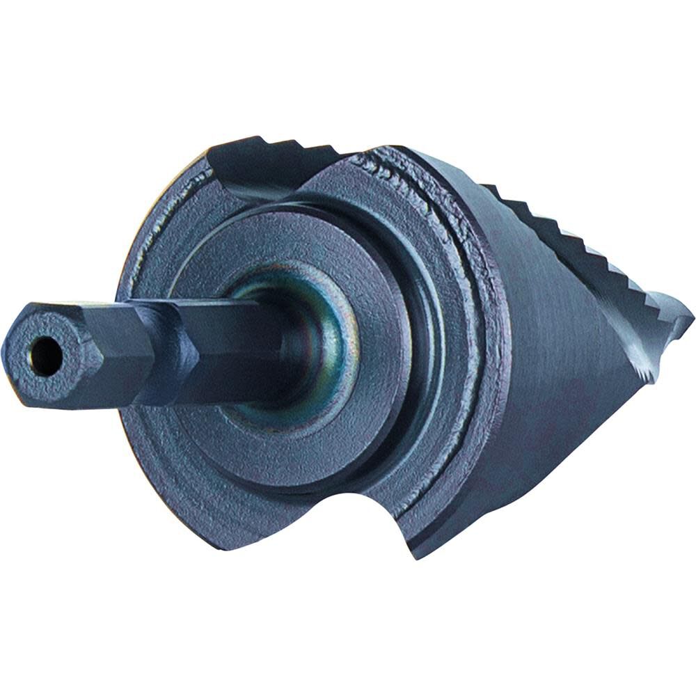 Klein Tools 7/8in to 1-1/8in Quick Release Sprial Flute Step Drill Bit, large image number 11