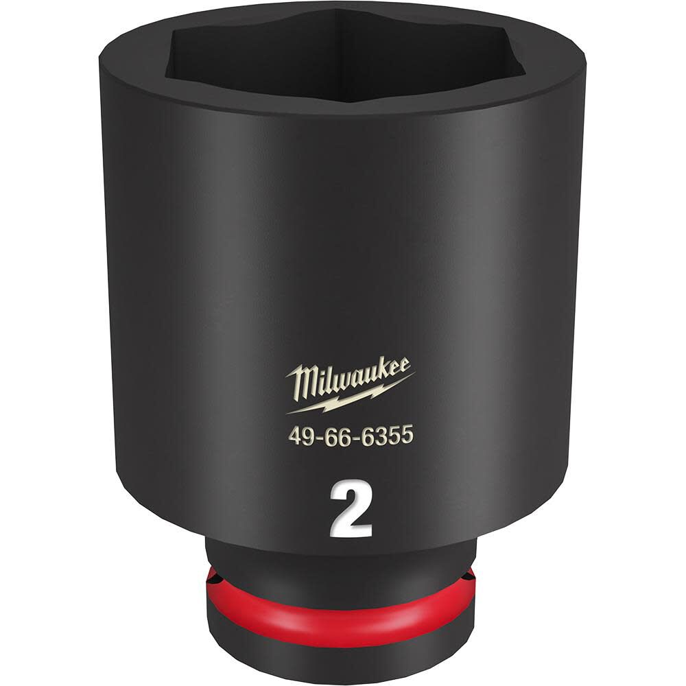 Milwaukee SHOCKWAVE Impact Duty Socket 3/4in Drive 2in Deep 6 Point, large image number 1