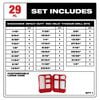 Milwaukee SHOCKWAVE Impact Duty RED HELIX Titanium Drill Bit Set 29pc, small image number 3