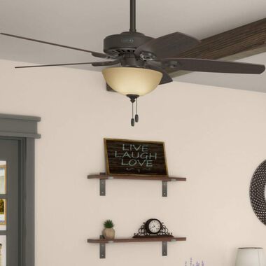 Hunter Fan Builder Deluxe Ceiling Fan 52in Bronze Brazilian Cherry, large image number 9