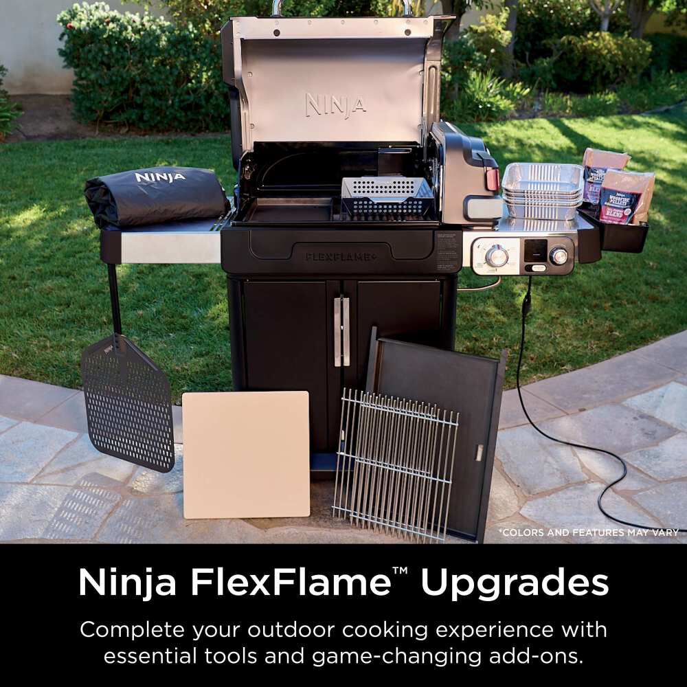 Ninja FlexFlame Upgrades 16 Inch Cordierite Artisan Pizza Stone Beige, large image number 5