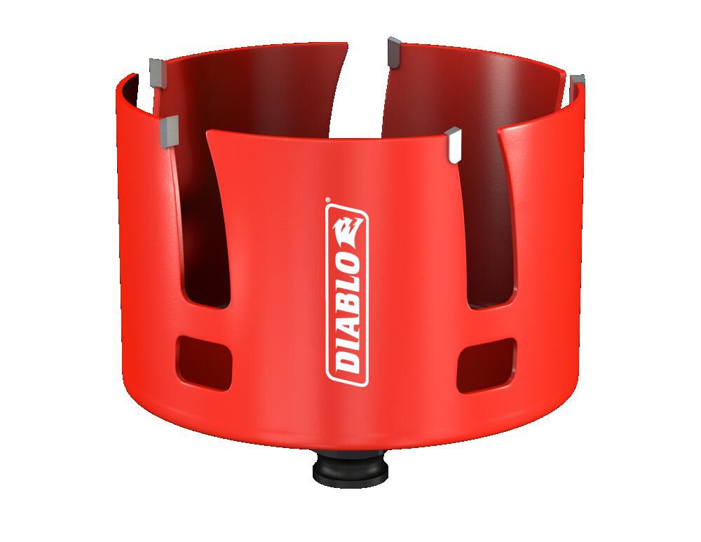 Diablo Tools 4in Demo Demon Carbide Teeth Rough-In Hole Saw, large image number 1