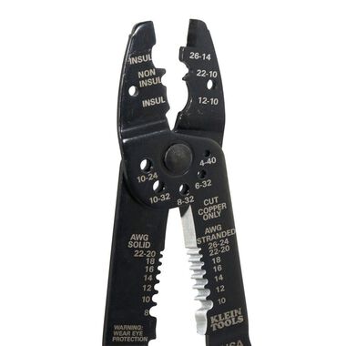 Klein Tools Electricians Crimper Stripper Wire Cutter Multi Tool 8-22 AWG, large image number 6