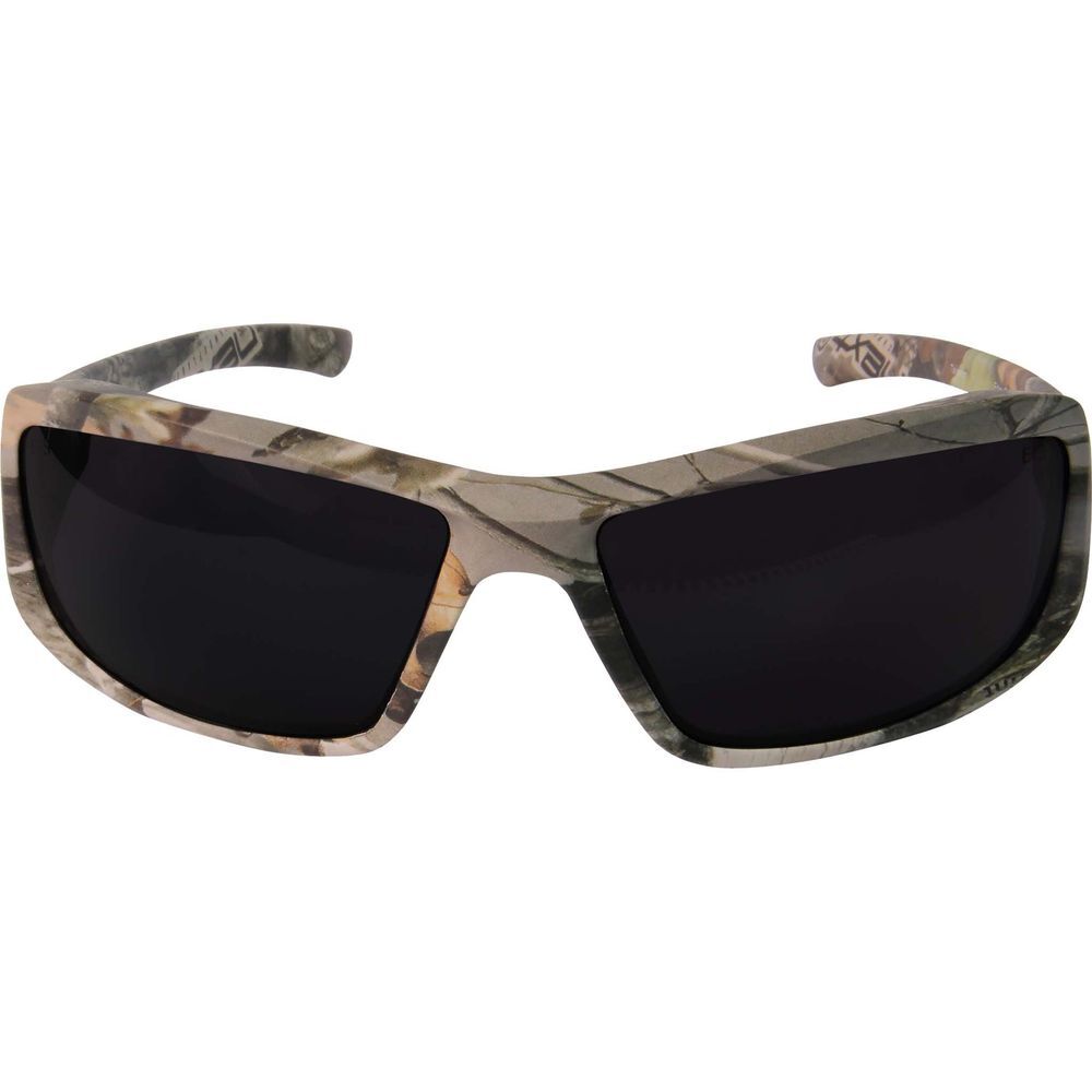 Edge Brazeau Black Frame Polarized Smoke Lens - TXB216CF