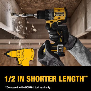 DEWALT 20V XR COMPACT DRILL DRIVER with POWERSTACK, large image number 7