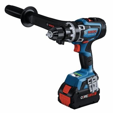 Bosch 18V 2 Tool Combo Kit with Socket Ready Impact Driver Brute Tough 1/2in Hammer Drill/Driver with 1 CORE18V 8Ah Performance Battery & 1 CORE18V 4Ah Compact Battery, large image number 15