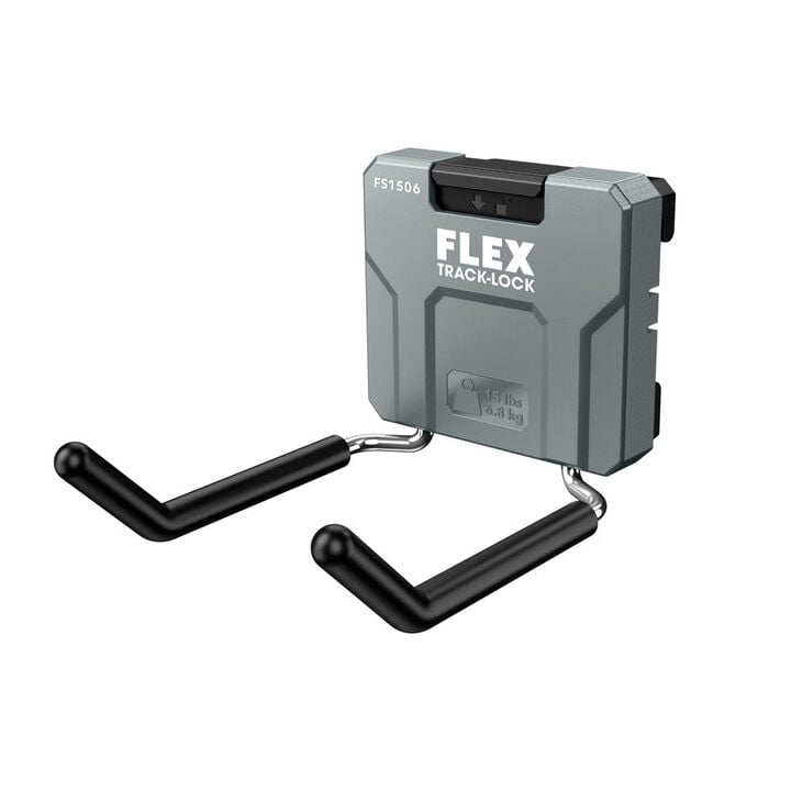 FLEX TRACK LOCK Dual Straight Hook 2 Pieces, large image number 1